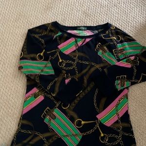 Women’s Ralph Lauren top size XL navy multi colored